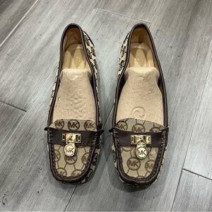 Michael Kors Brown and‎ Tan Loafers